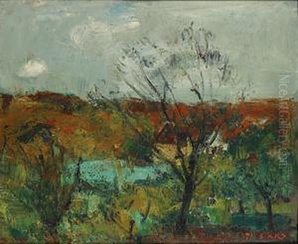 Paysage Oil Painting by Philibert Cockx