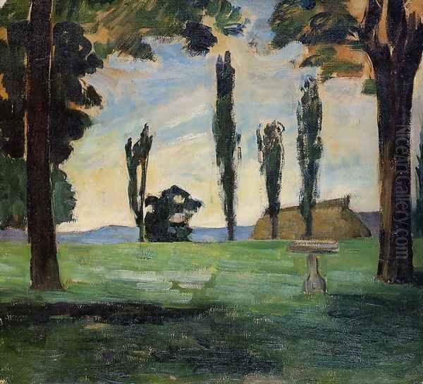 Landscape2 Oil Painting by Paul Cezanne