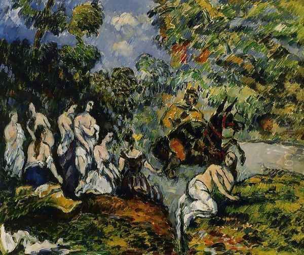 Legendery Scene Oil Painting by Paul Cezanne