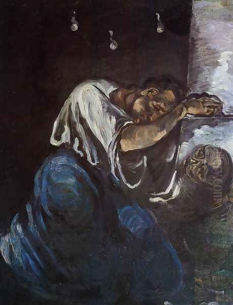 Sorrow Aka The Magdalen Oil Painting by Paul Cezanne