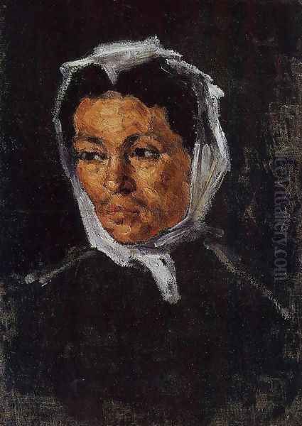 The Artists Mother Oil Painting by Paul Cezanne