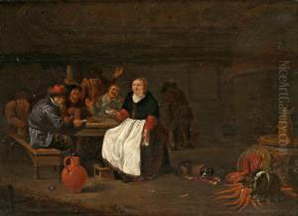 Hans Efterfoljd Oil Painting by Pieter Codde