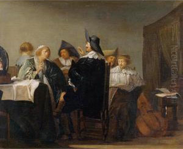 - Oil Painting by Pieter Codde