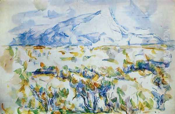 Mont Sainte Victoire7 Oil Painting by Paul Cezanne