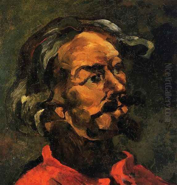 Portrait Of Achille Emperaire Oil Painting by Paul Cezanne