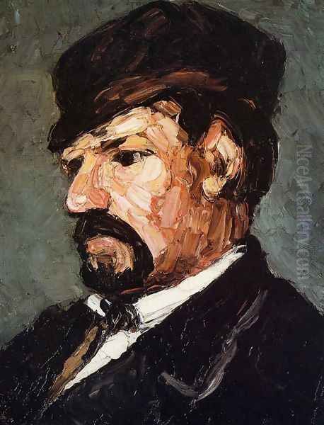 Uncle Dominique Oil Painting by Paul Cezanne