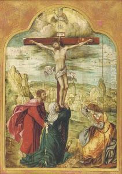 The Crucifixion Oil Painting by Marcellus Coffermans