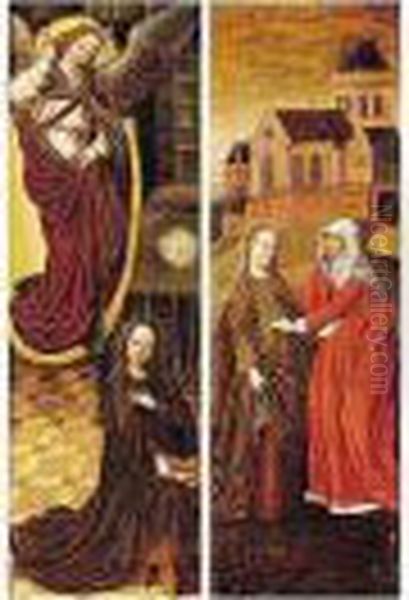 The Annunciation Oil Painting by Marcellus Coffermans