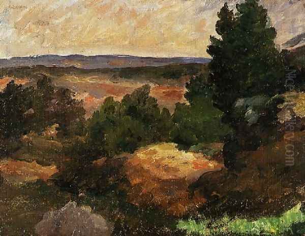 Landscape5 Oil Painting by Paul Cezanne