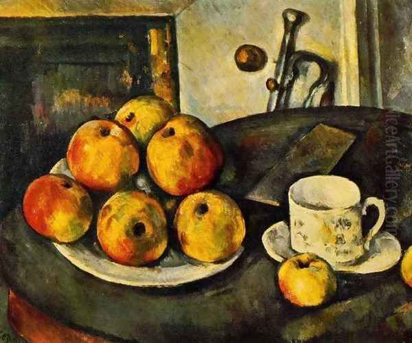 Still Life With Apples3 Oil Painting by Paul Cezanne