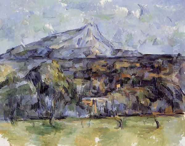 Mont Sainte Victoire Seen From Les Lauves5 Oil Painting by Paul Cezanne