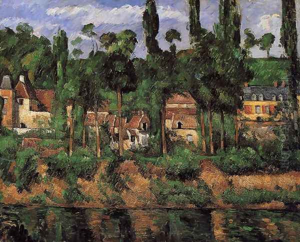 The Chateau De Madan Oil Painting by Paul Cezanne