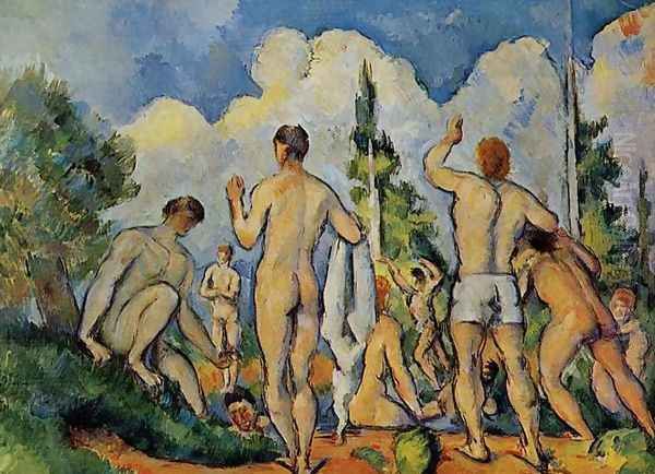 The Bathers3 Oil Painting by Paul Cezanne