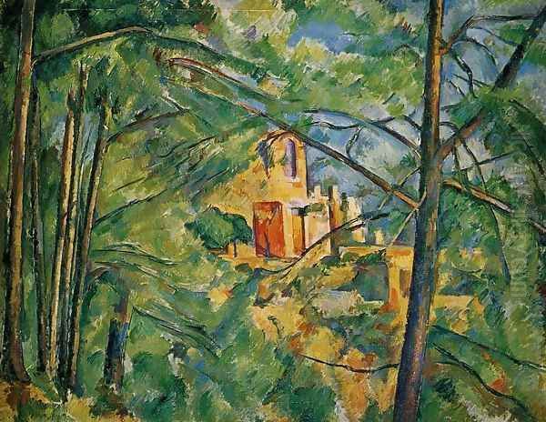 The Chateau Noir Oil Painting by Paul Cezanne