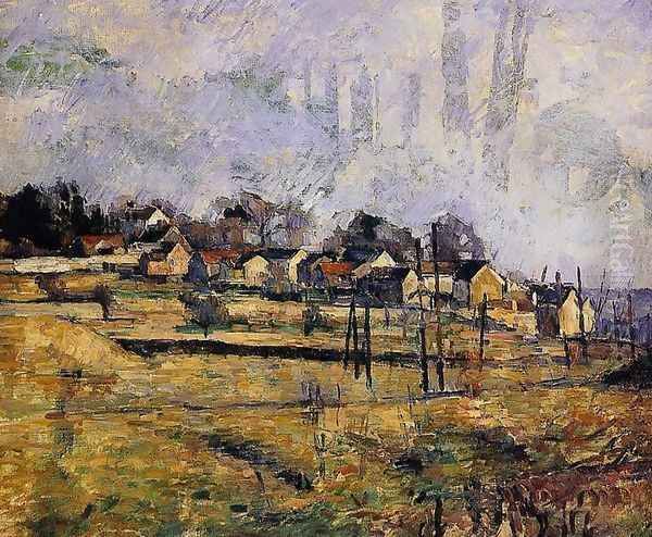 Landscape V Oil Painting by Paul Cezanne