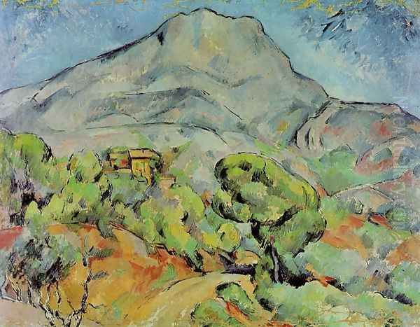 Road Near Mont Sainte Victoire Oil Painting by Paul Cezanne