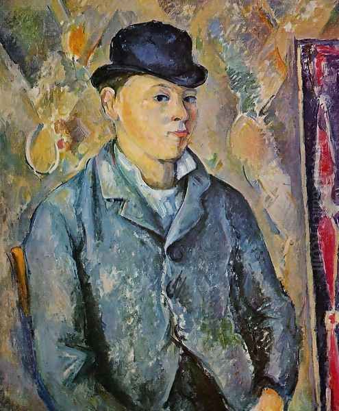 Portrait Of The Artists Son Paul Oil Painting by Paul Cezanne