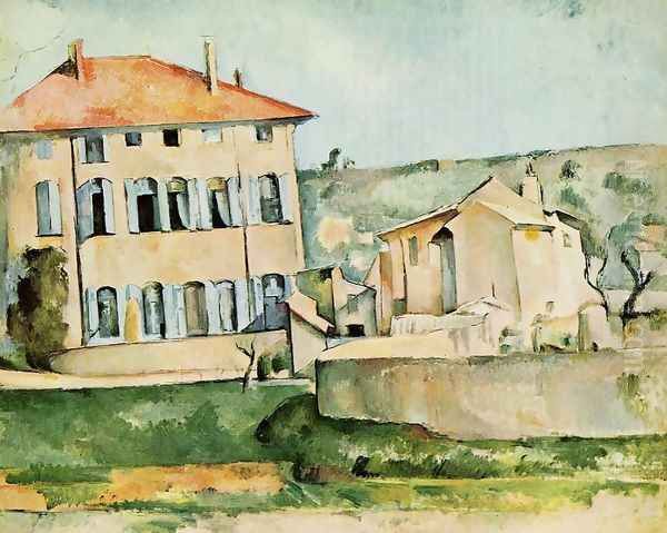 The Jas De Bouffan2 Oil Painting by Paul Cezanne