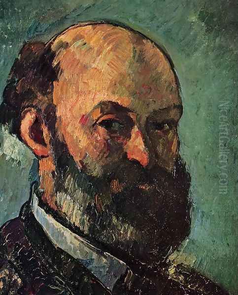 Self Portrait5 Oil Painting by Paul Cezanne