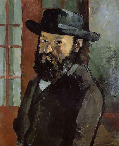 Self Portrait6 Oil Painting by Paul Cezanne