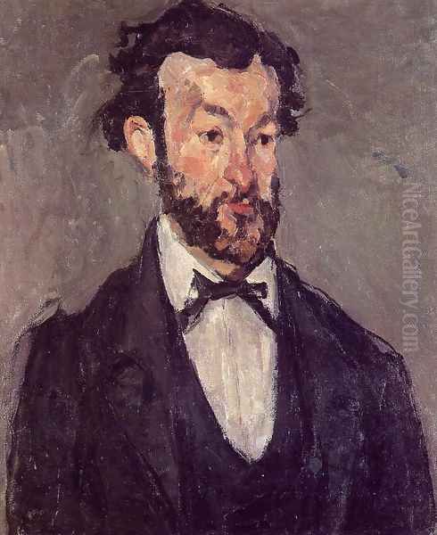 Portrait Of Antoine Valabregue Oil Painting by Paul Cezanne