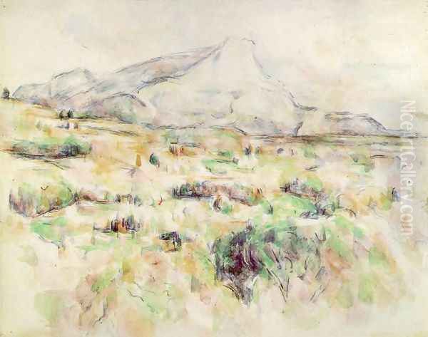 Mont Sainte Victoire4 Oil Painting by Paul Cezanne