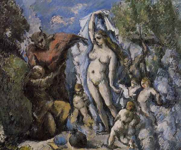 The Temptation Of Saint Anthony Oil Painting by Paul Cezanne