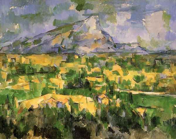 Mont Sainte Victoire Oil Painting by Paul Cezanne