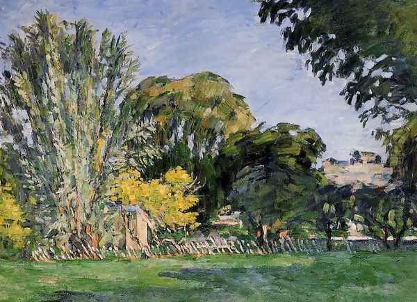 The Trees Of Jas De Bouffan Oil Painting by Paul Cezanne