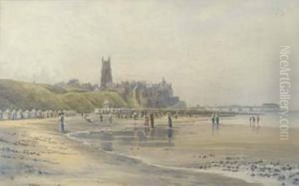 Cromer From The Cliffs Oil Painting by Rex Vicat Cole