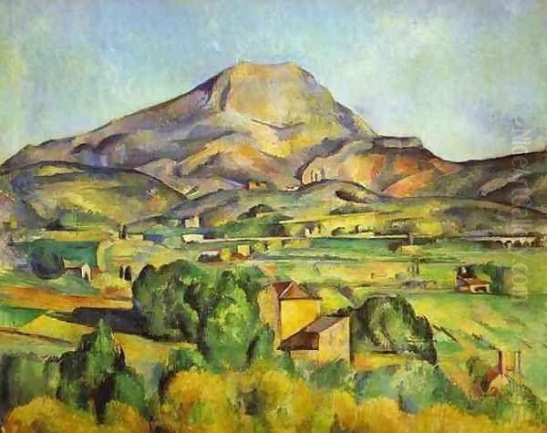 Mount Sainte-Victoire Oil Painting by Paul Cezanne