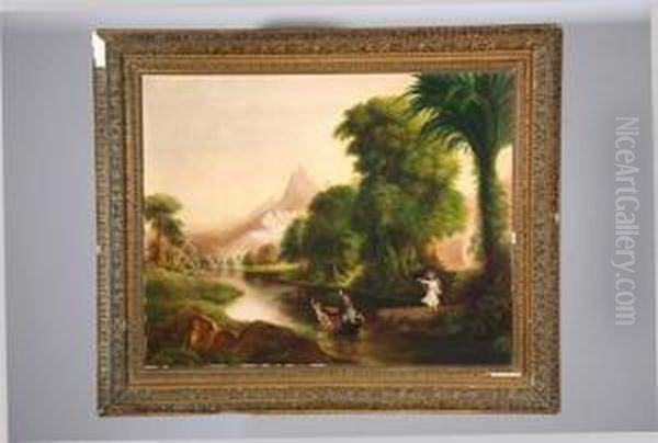 The Voyage Of Life: Youth Oil Painting by Thomas Cole