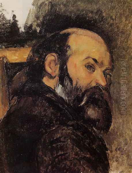 Self Portrait3 Oil Painting by Paul Cezanne