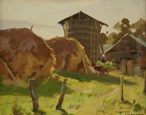 Hay Stacking by Alfred Coleman