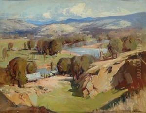 A Sweep Of The Murray by Alfred Coleman