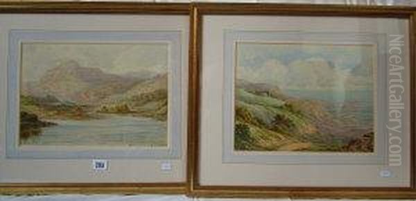 And Mountain Scene; And A Coastal Scene by Alfred Coleman