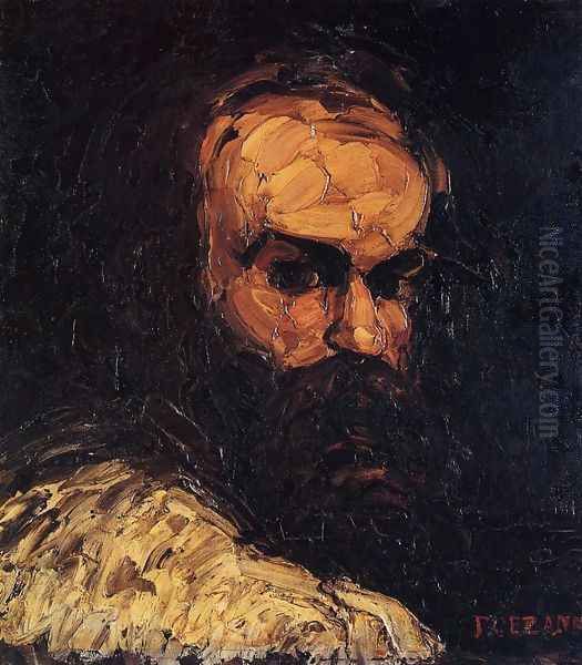 Self Portrait4 Oil Painting by Paul Cezanne