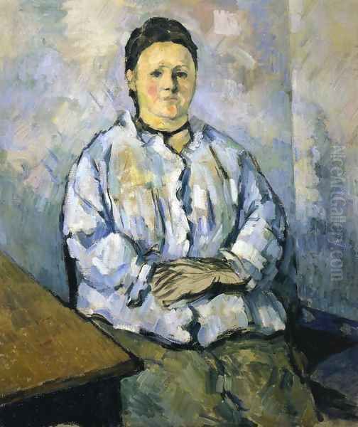 Seated Woman II Oil Painting by Paul Cezanne