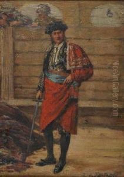 Matador Oil Painting by Gustave Colin