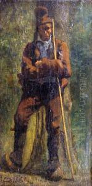 Le Berger Oil Painting by Gustave Colin