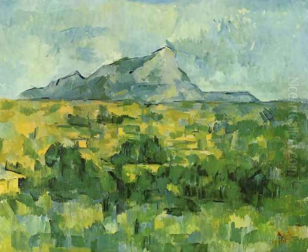 Mont Sainte-Victoire 14 Oil Painting by Paul Cezanne