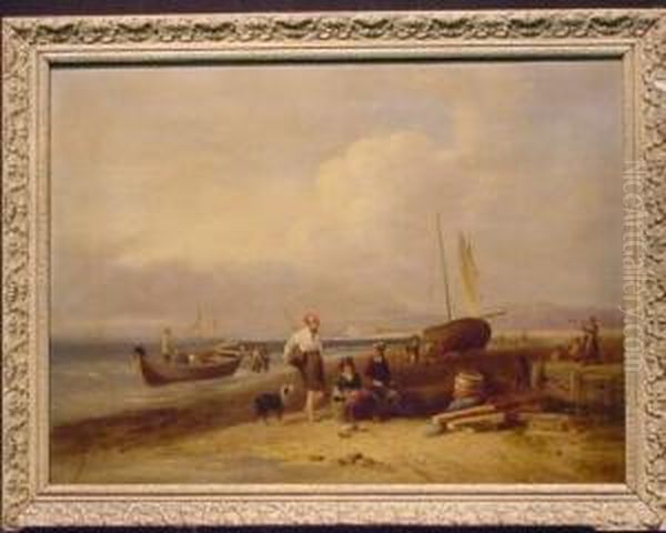 Seascape Oil Painting by Samuel David Colkett