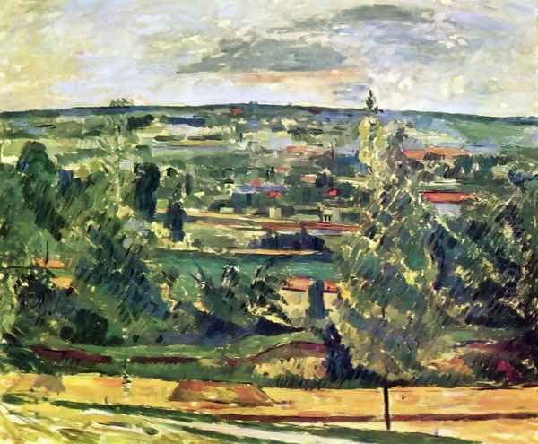 Landscape at the Jas de Bouffan Oil Painting by Paul Cezanne