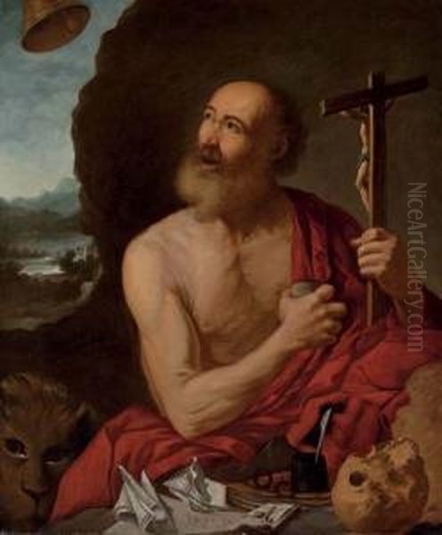 Saint Jerome Oil Painting by Francisco Collantes