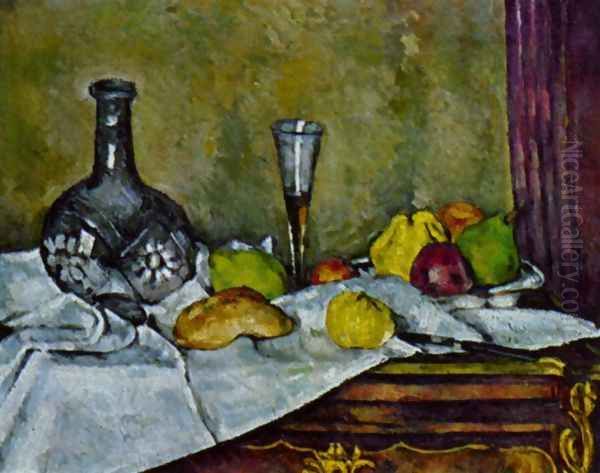 The dessert Oil Painting by Paul Cezanne