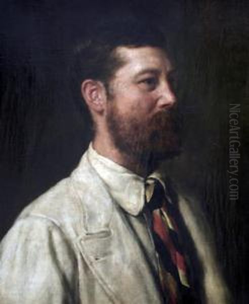 Portrait Of Sir William Rose Oil Painting by John Maler Collier