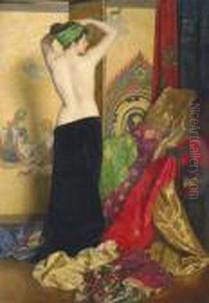 Pomps And Vanities Oil Painting by John Maler Collier