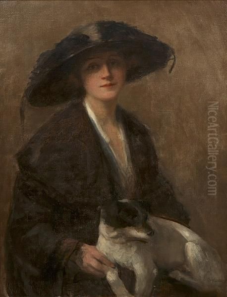 Love Me, Love My Dog Oil Painting by John Maler Collier