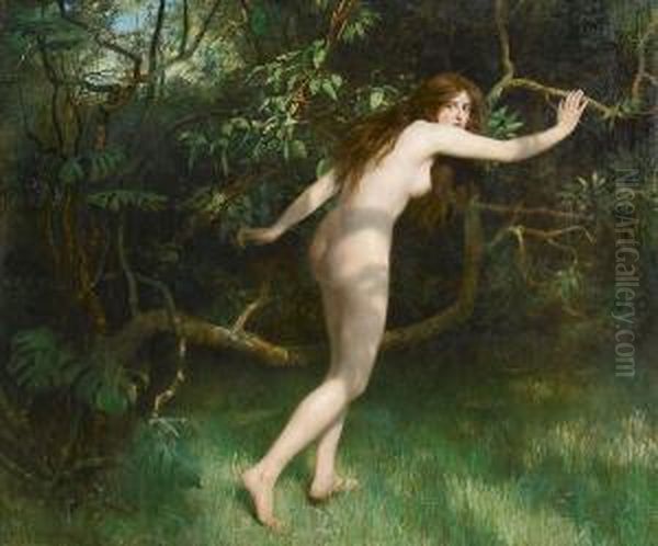 Eve. Oil Painting by John Maler Collier