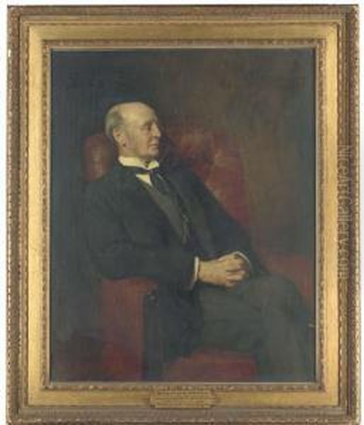 Portrait Of Henry Richard Tomkinson Oil Painting by John Maler Collier